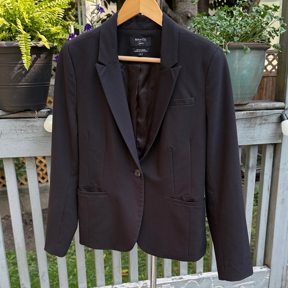 RW&CO. Black Women's Blazer